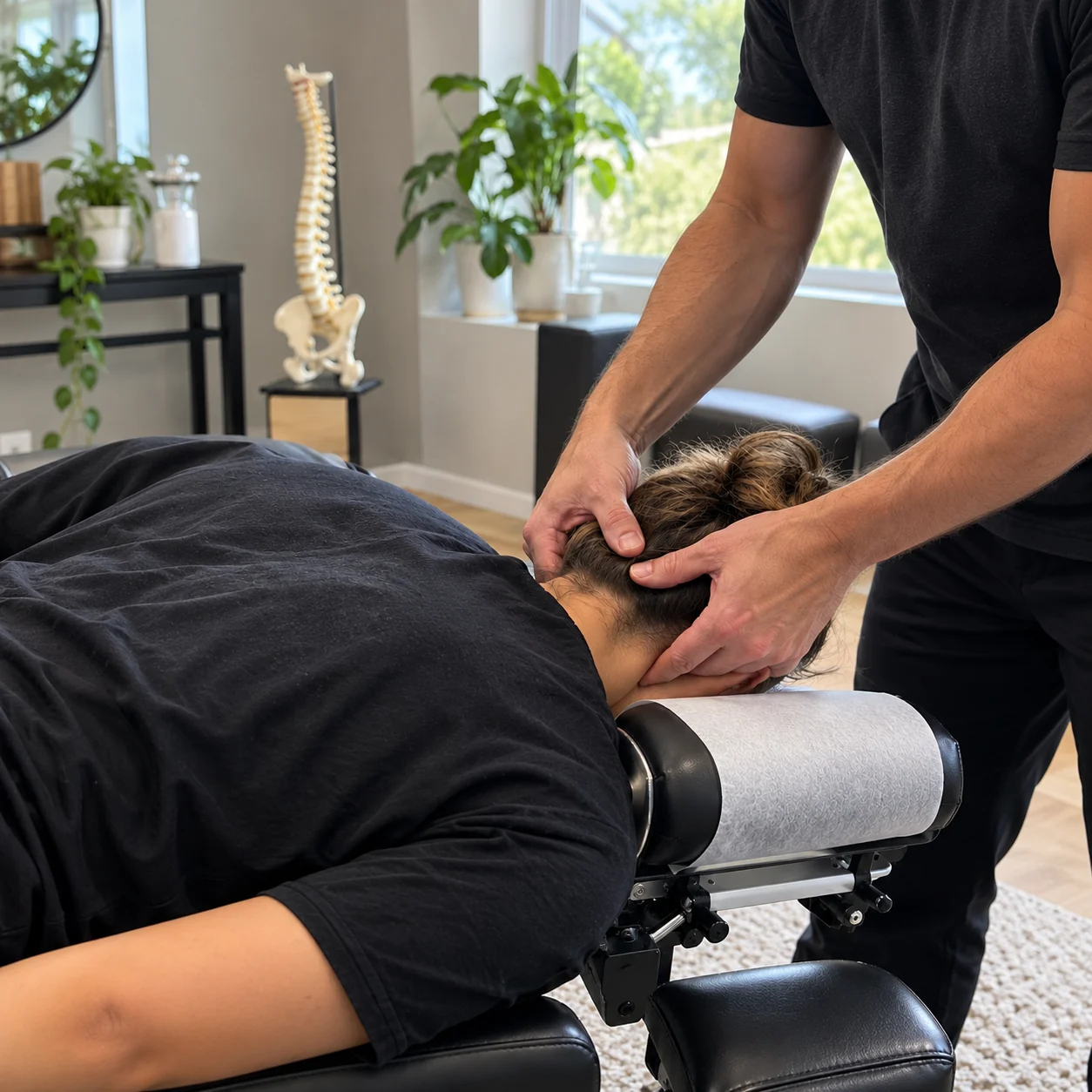 A precise, low-force upper neck correction using the Blair technique